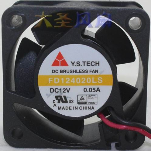 Y.S.TECH FD124020LS 12V 0.05A 2wires Cooling Fan Y.S.TECH FD124020LS 12V 0.05A 2wires Cooling Fan